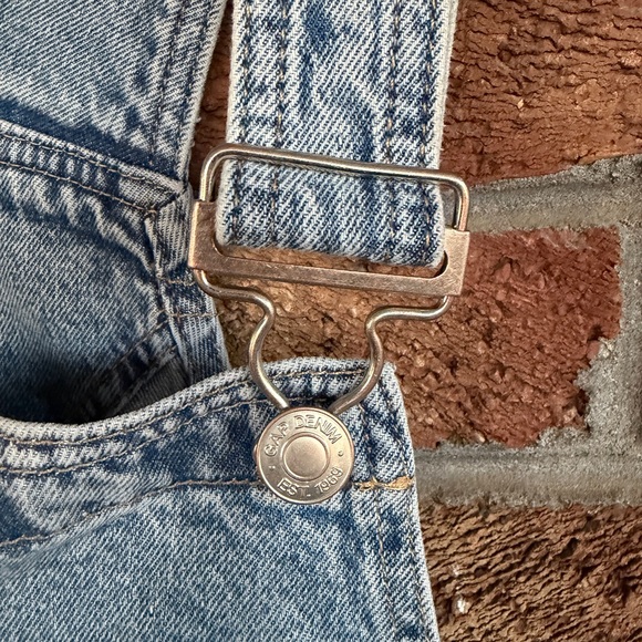 GAP Vintage Older Jean Denim Overalls. Size Medium. EUC - Picture 7 of 10